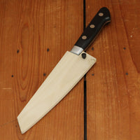 Ashi Hamono Ginga 150mm Honesuki Kaku Shirogami 2 Western Handle with Saya - LEFTY