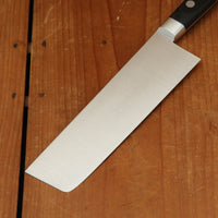 Ashi Hamono Ginga 180mm Nakiri Swedish Stainless Western Handle with Saya