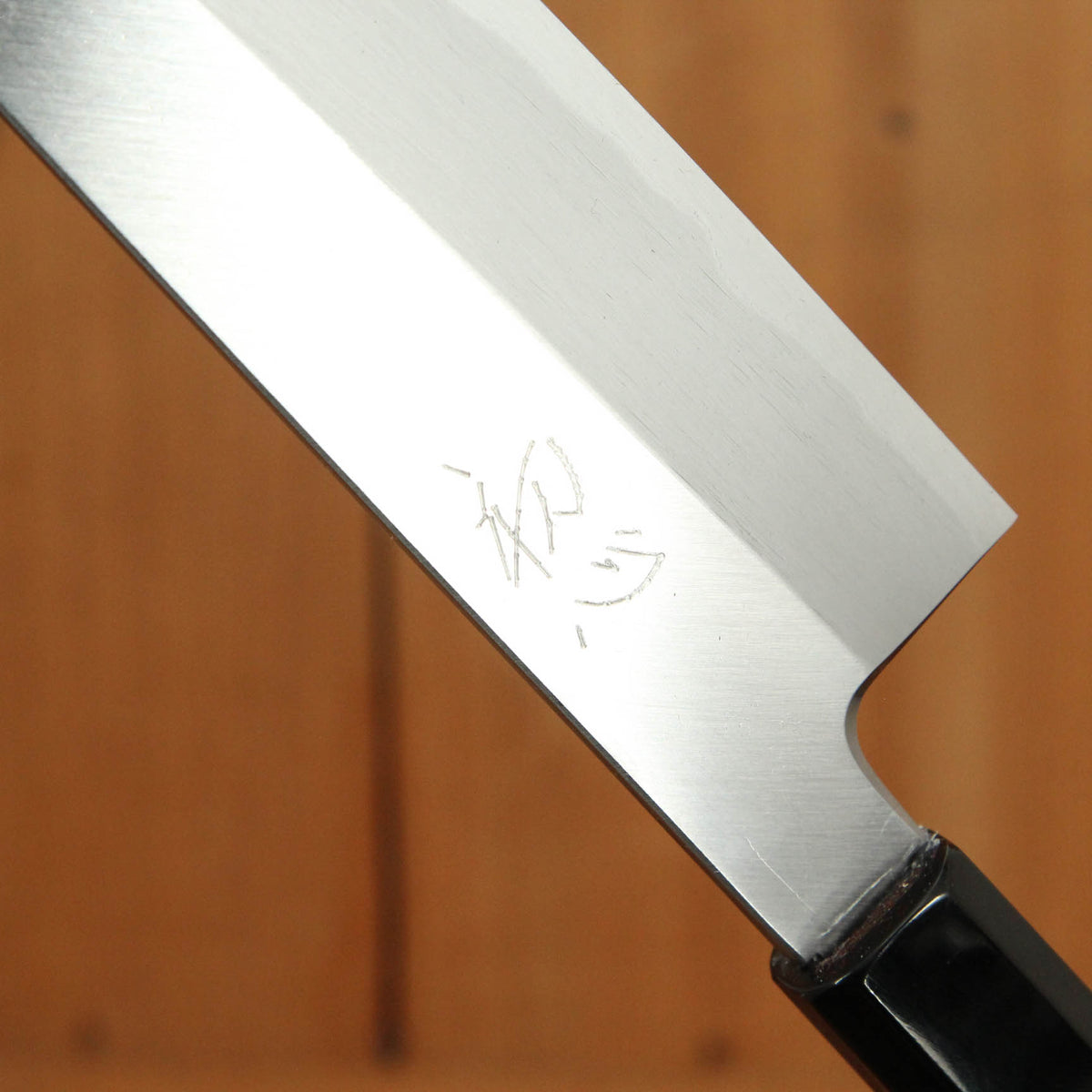 Hatsukokoro Shirasagi 210mm Kiritsuke Gyuto Single Bevel Shirogami 2 Angled Wenge