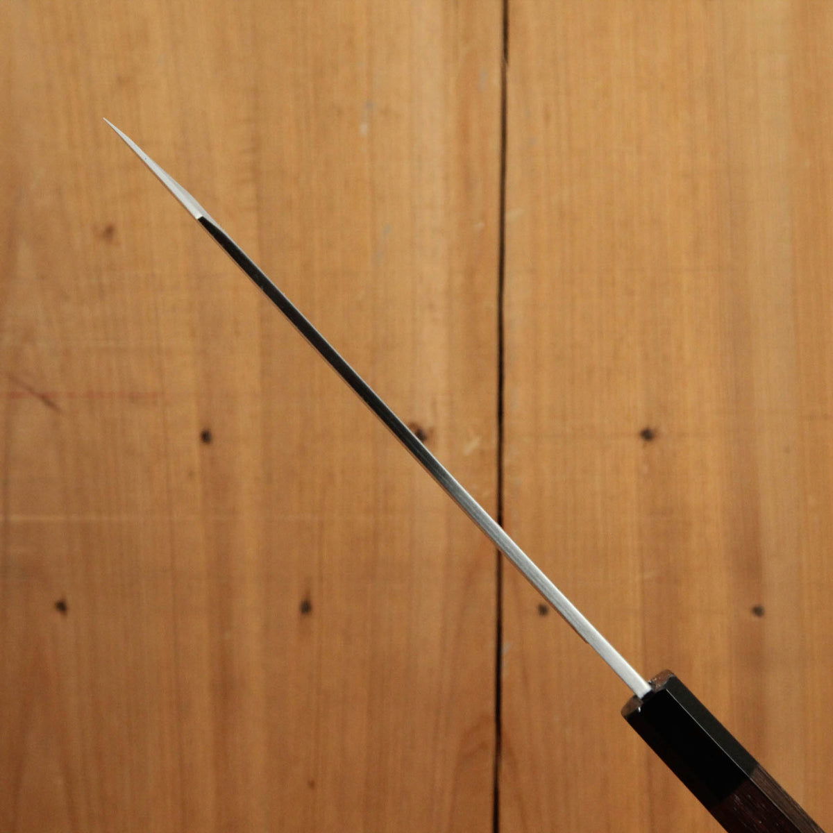 Hatsukokoro Shirasagi 210mm Kiritsuke Gyuto Single Bevel Shirogami 2 Angled Wenge