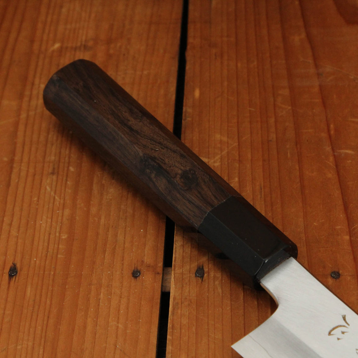 Hatsukokuro Nakagawa 240mm Kiritsuke Gyuto Ginsanko Ebony Handle