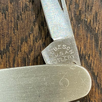 Robeson Shuredge 3” Pen Stainless Blade Nickel Scales 1922-38