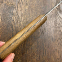 Unmarked Hand Forged 10.25” Scimitar Carbon Steel USA or UK Late 19th / Early 20th C