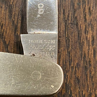 Robeson Shuredge 3” Pen Stainless Blade Nickel Scales 1922-38