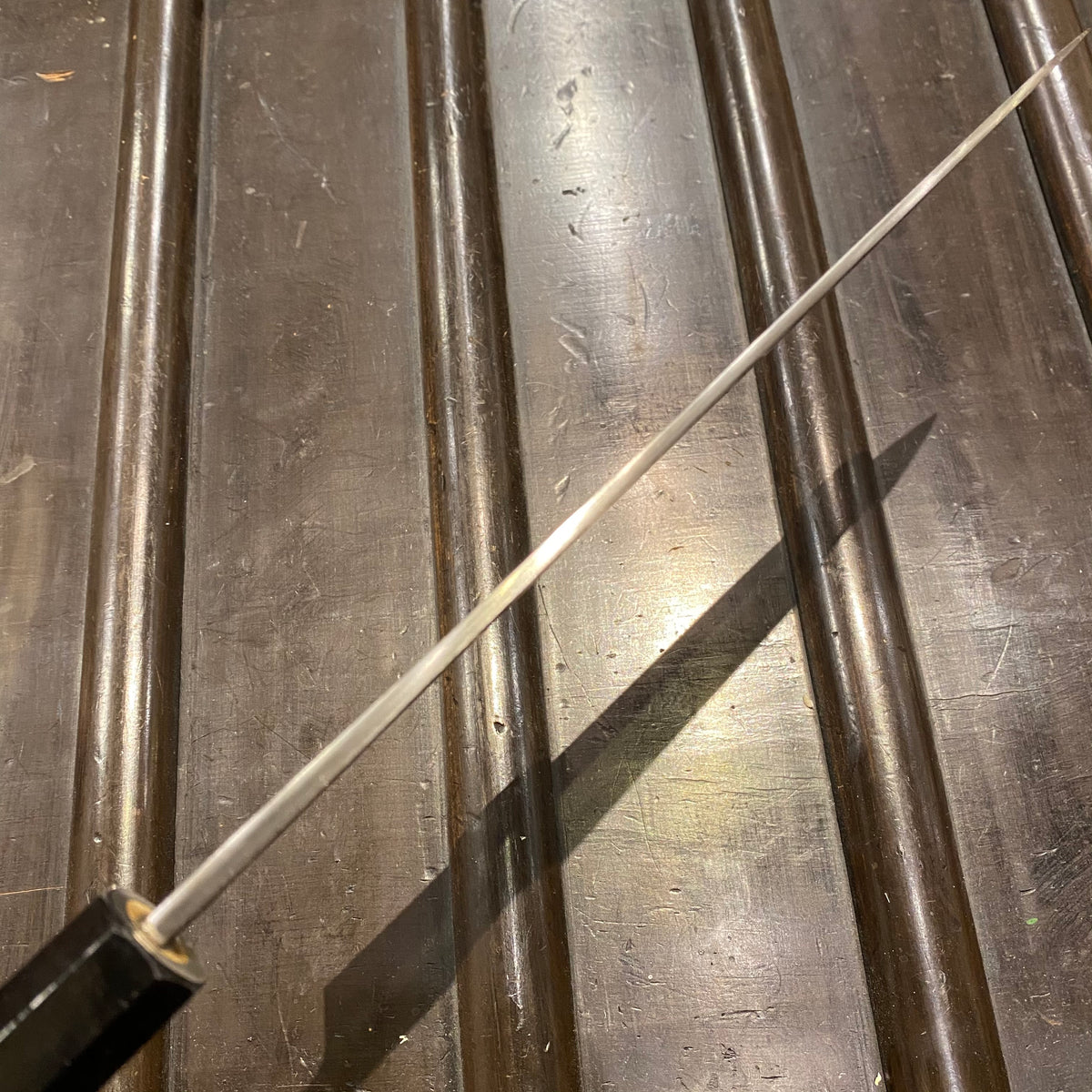Konosuke Madei Sumiiro 210mm Gyuto SLD Kurouchi Nashiji - by Nihei with Saya