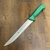 Friedr Herder Don Carlos 8.25” Breaking Knife Straight Stiff Stainless Green