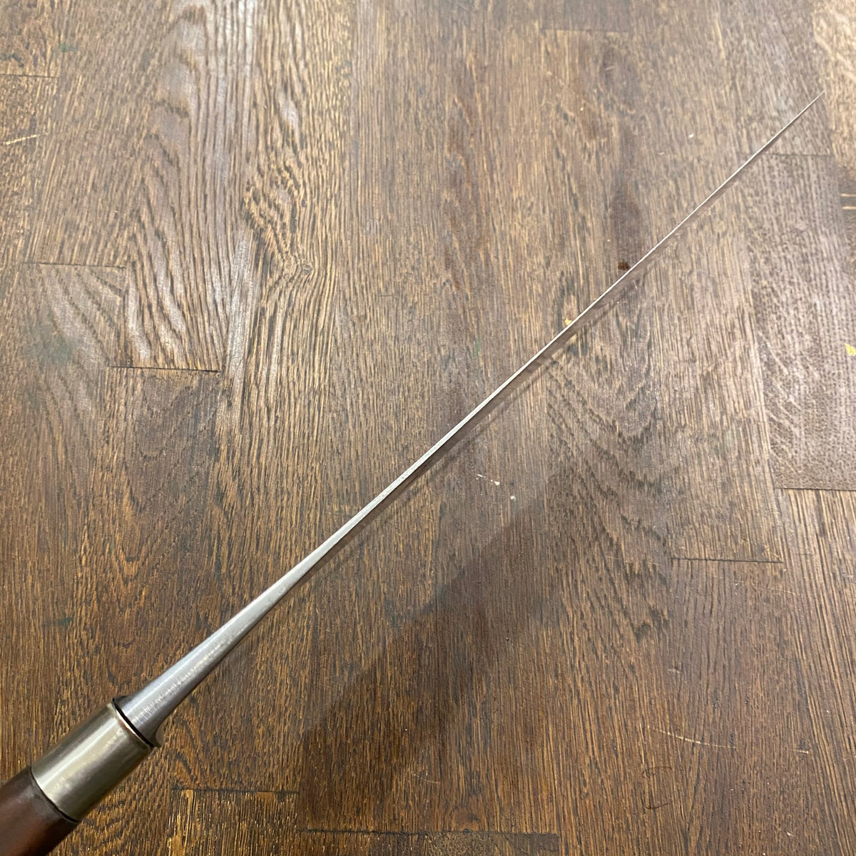 M Schlesinger Berlin 11.75” Chef Knife Carbon Steel 19th C?