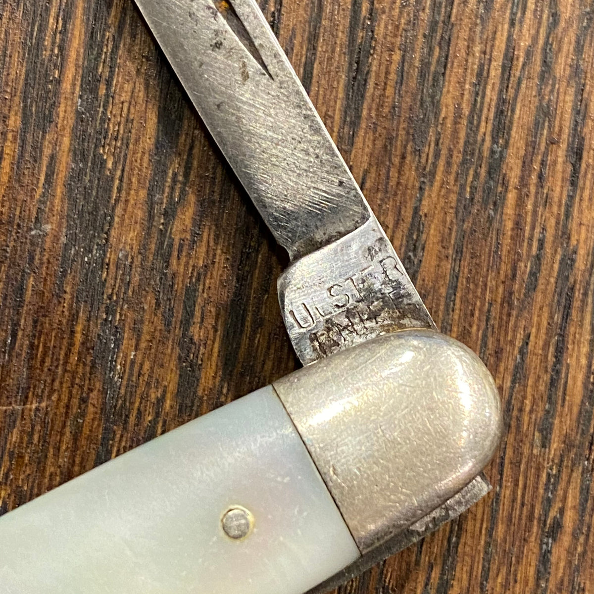 Remington 3" Pen Knife Carbon Steel Mother of Pearl 1935-40