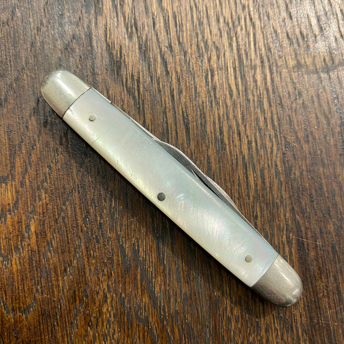 Ulster Knife Co. 2 7/8" Pen Knife Carbon Steel & Mother of Pearl 1876-1941