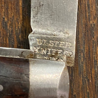 Ulster Knife Co. 3” Barehead Jack Carbon Blades Rosewood Scales 1876-1941