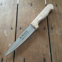 K Sabatier Saigner 5.5" / 14cm Butcher Knife Carbon Steel Beech