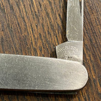 Robeson Shuredge “Delhi” 3” Pen Stainless Blade Nickel Scales 1922-77