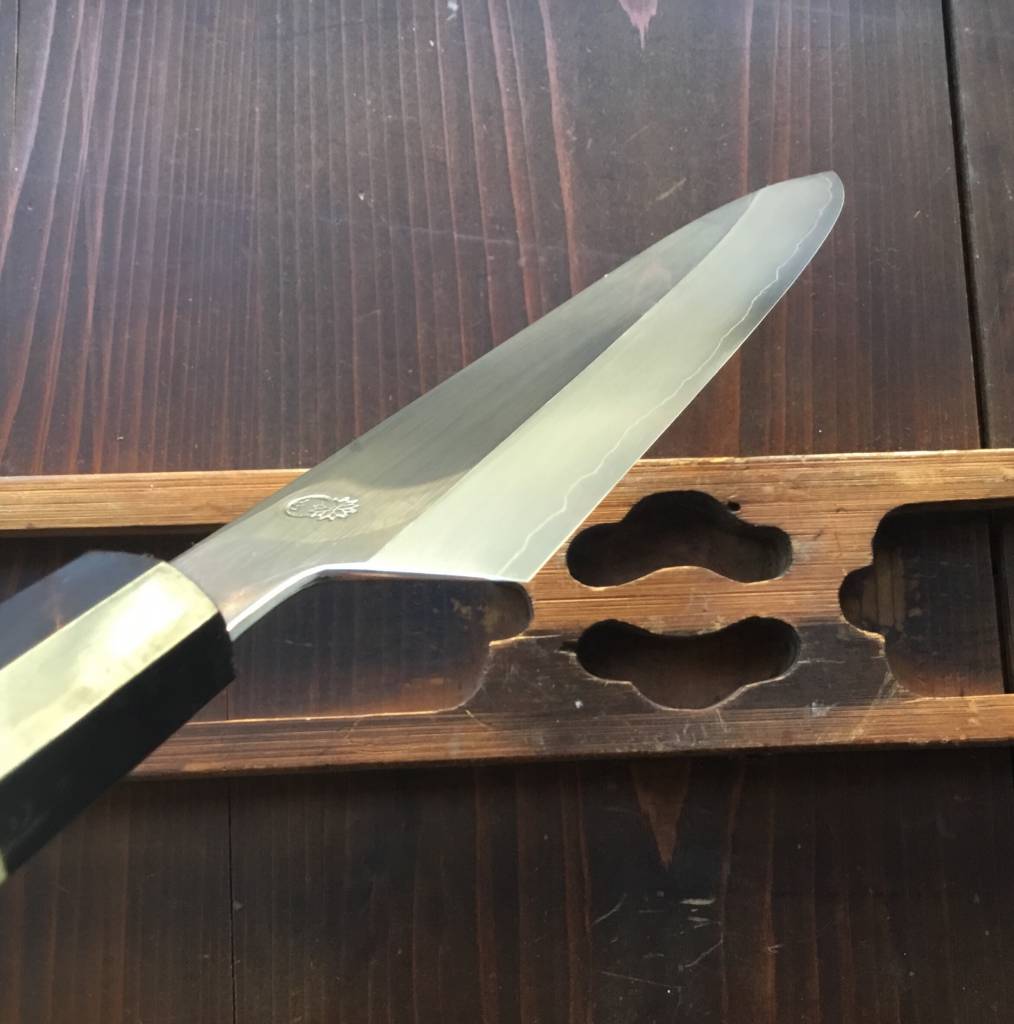 Sakai Kikumori Choyo 240mm Gyuto Ginsanko with Saya