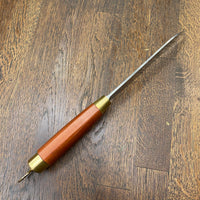Friedr Herder Old Netherlands 6” Boscher Knife Carbon Cherry Handle with Brass Bolster and Loop