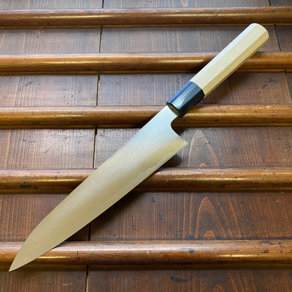 Takada no Hamono 210mm Gyuto Ginsanko Suiboku Finish Octagonal Ho & Horn Handle
