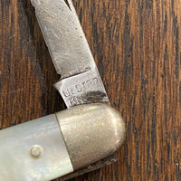 Ulster Knife Co. 2 7/8" Pen Knife Carbon Steel & Mother of Pearl 1876-1941
