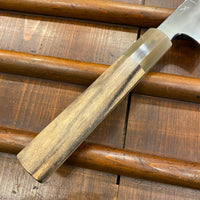 Hitohira Togashi Yohei 210mm Gyuto Aogami 2 Mizu Honyaki Kurokaki Persimmon