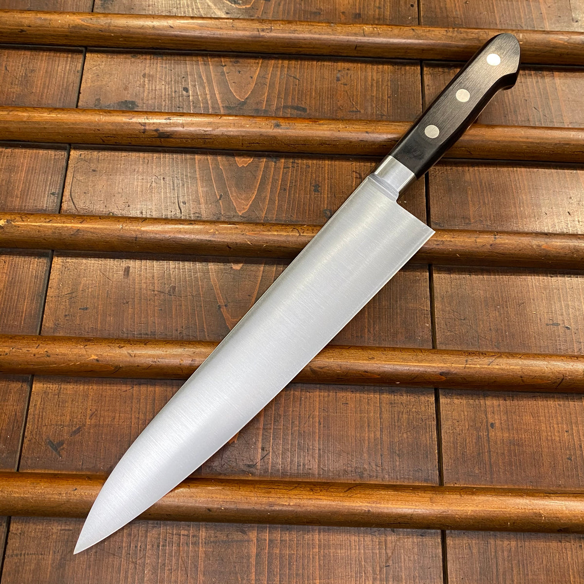 Ashi Hamono Ginga 240mm Gyuto Shirogami 2 Western Handle with Saya