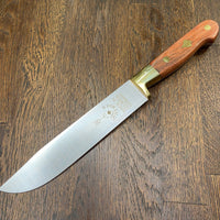 Friedr Herder 7” Old Pattern Bullnose Stainless Steel Brass Bolster