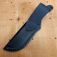 Buck 113 Ranger Skinner 3 1/8" Drop Point 420HC Fixed Blade Crelicam Ebony Handle with Leather Sheath