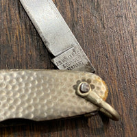 Adolf Blaich SF 2 7/8” Lobster Pen Knife Shriners Nickel Hafts 1895-1906