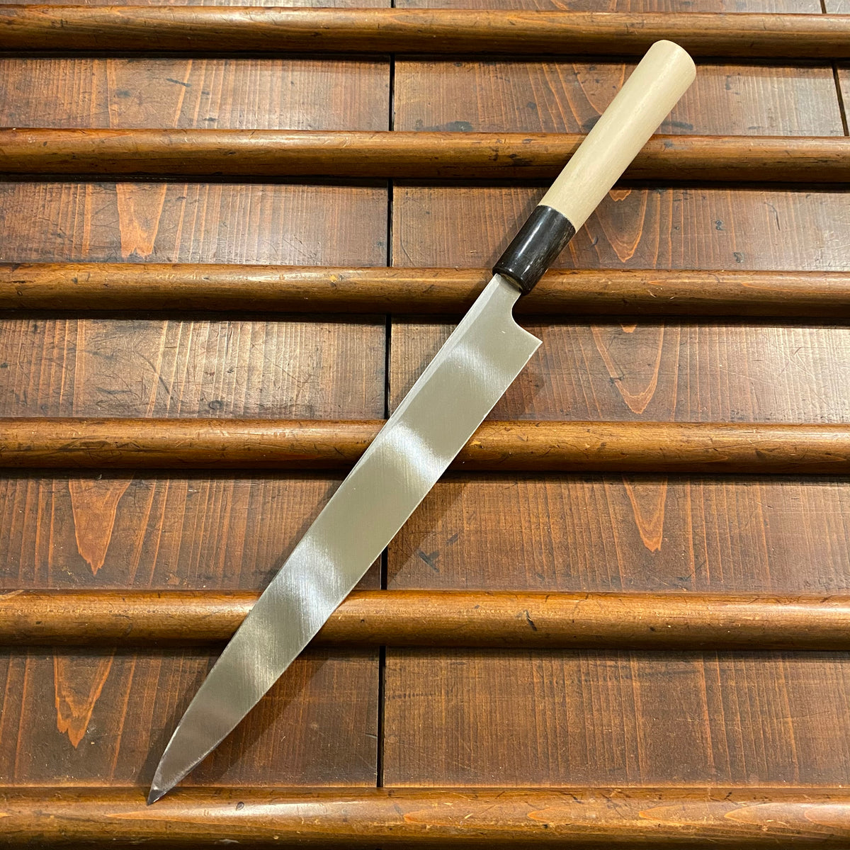 Sakai Kikumori Tomoshibi 240mm Yanagi Shirogami 2