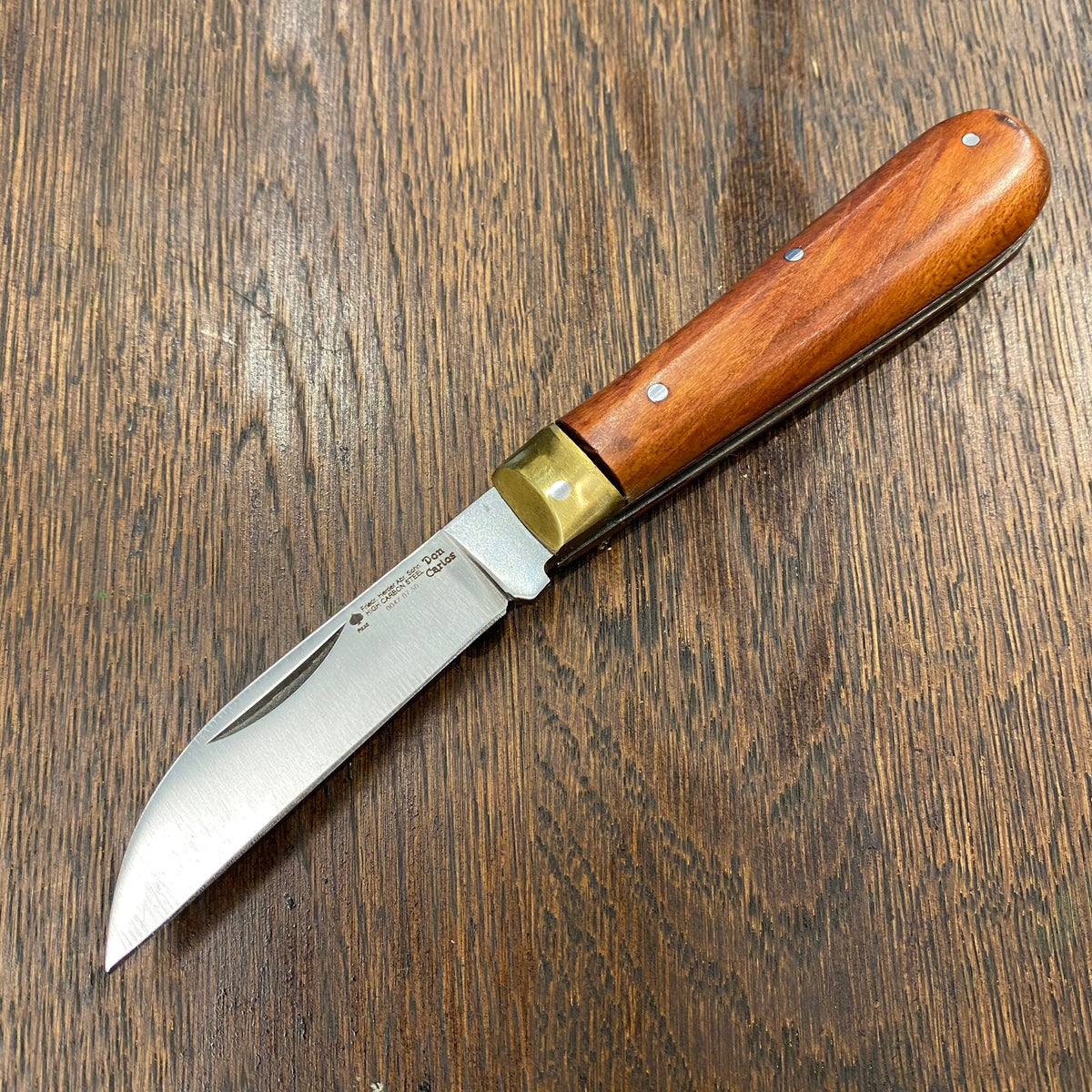 Friedr Herder 3.5” Sheepsfoot Jack Pocket Knife Carbon Steel Cherry