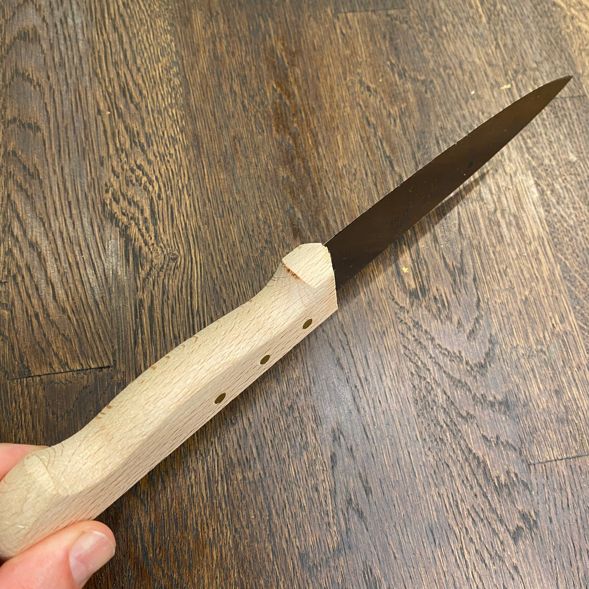 Friedr Herder 6” Butchers Utility Knife Carbon Beech