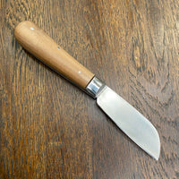 Friedr Herder 4” Sheepsfoot Carbon Lockback Sapele Wood Handle