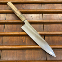 Hitohira Togashi Yohei 210mm Gyuto Aogami 2 Mizu Honyaki Kurokaki Persimmon