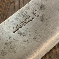 M Schlesinger Berlin 11.75” Chef Knife Carbon Steel 19th C?