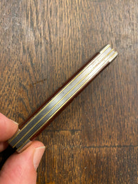 Schrade Walden NY 3 3/8” 832 Stockman Carbon Blades Wood Scales 1946-73