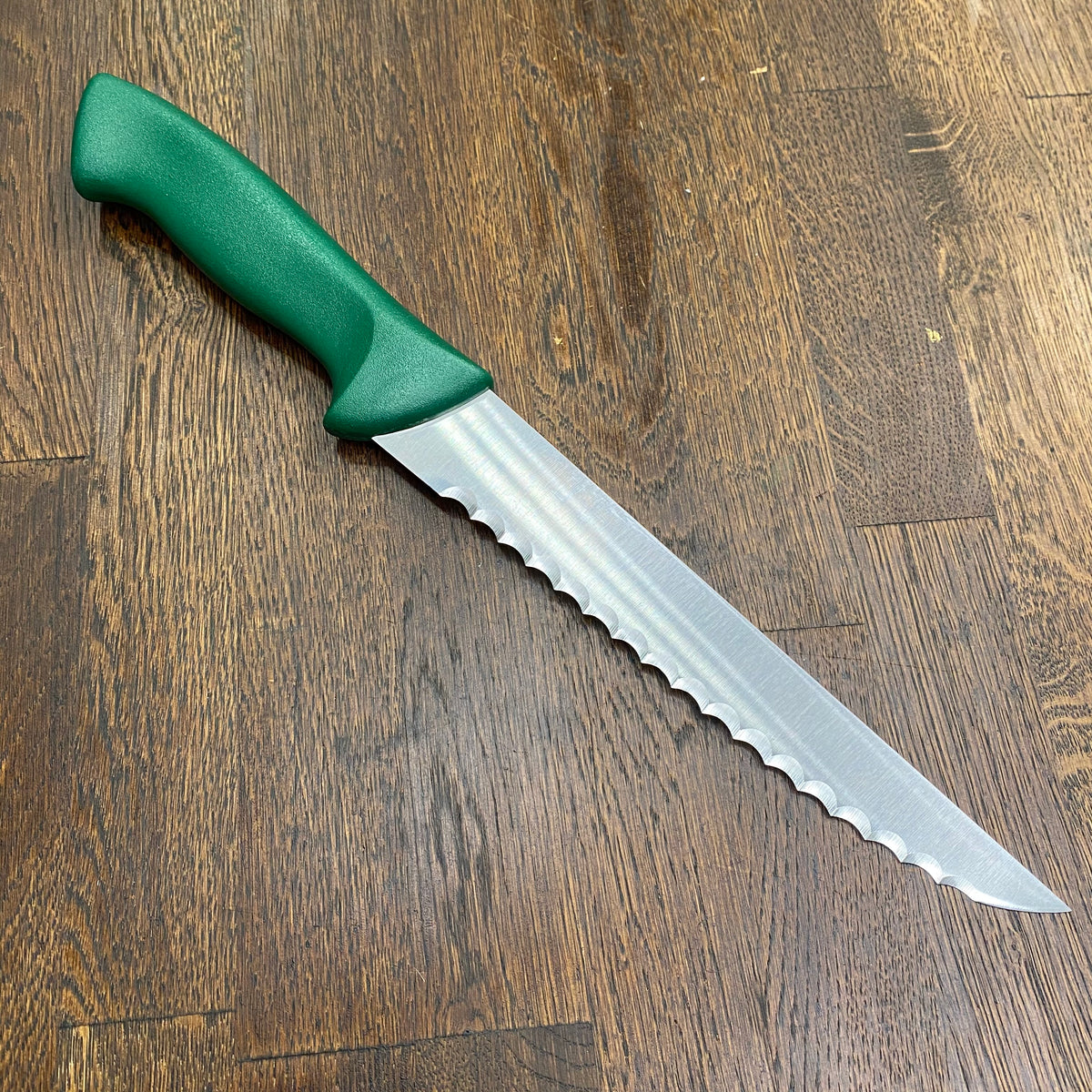 Friedr Herder Don Carlos 8.25” Serrated Butcher Utility Knife Stainless Green