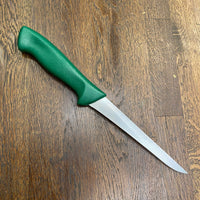 Friedr Herder Don Carlos 6” Boning Knife Straight Stiff Stainless Green