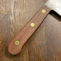 Unmarked American 10” Chef Knife Carbon Steel 1950’s-70’s?