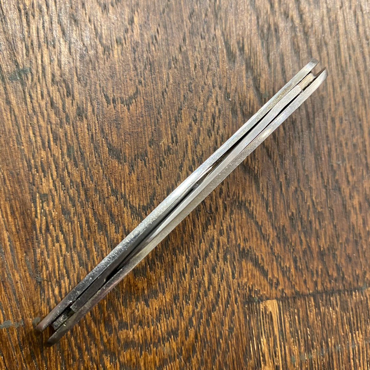 Robeson Shuredge “Delhi” 3” Pen Stainless Blade Nickel Scales 1922-77
