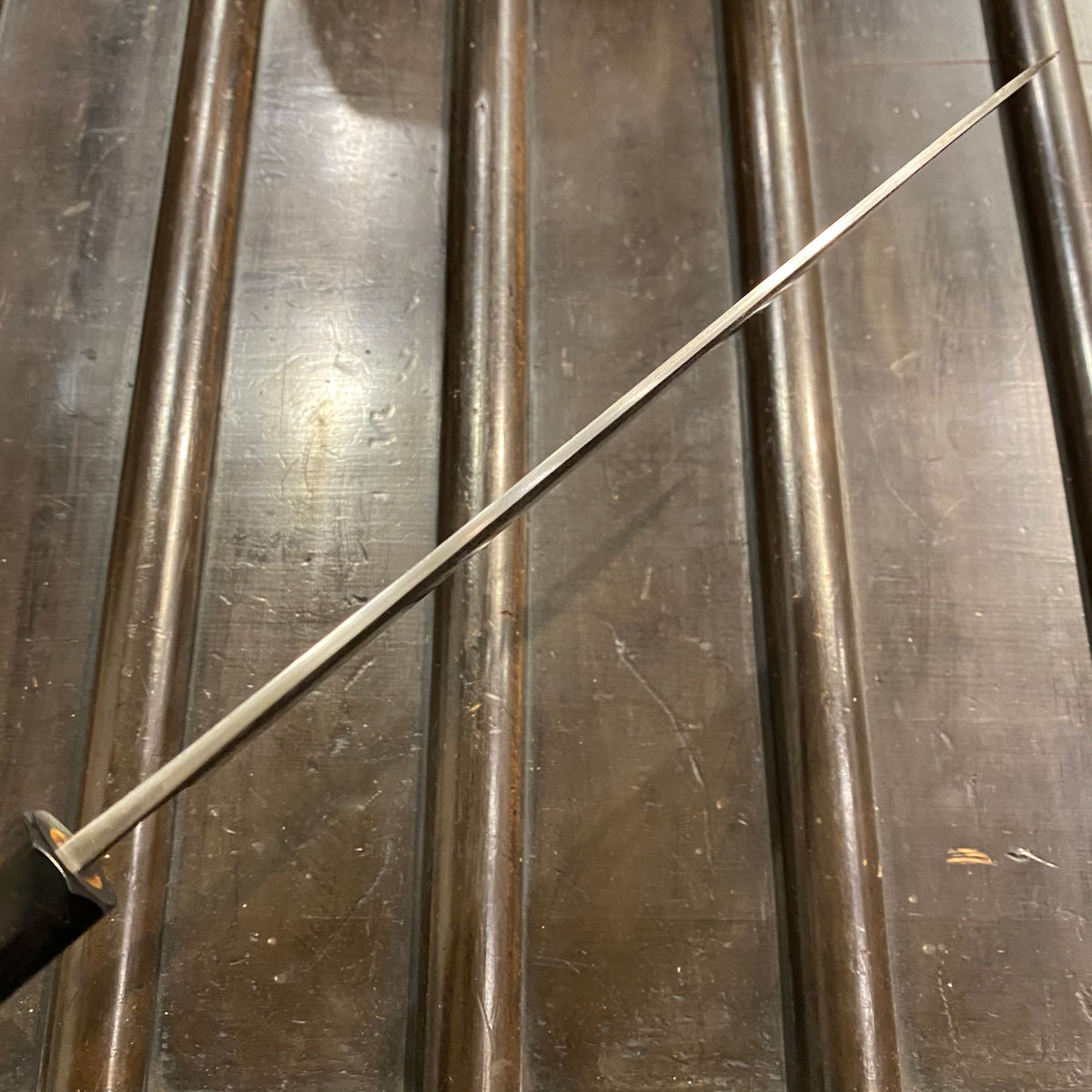 Konosuke Madei Sumiiro 240mm Gyuto SLD Kurouchi Nashiji - by Nihei W/ Saya