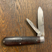 Ulster Knife Co. 3” Barehead Jack Carbon Blades Rosewood Scales 1876-1941