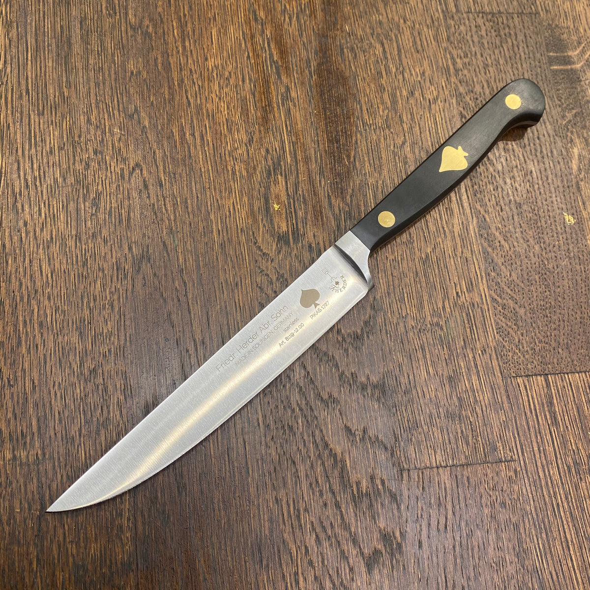 Friedr Herder Pikas 4.75” Steak Knife Forged Stainless POM