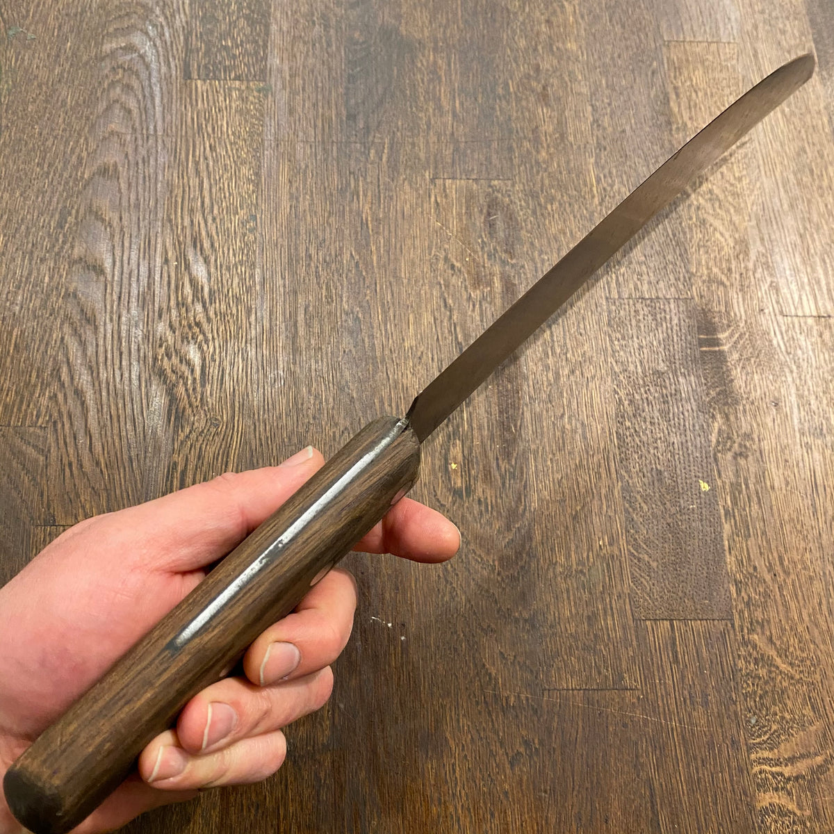 Unmarked 12” Scimitar Carbon Steel USA 1930’s-60’s(?)