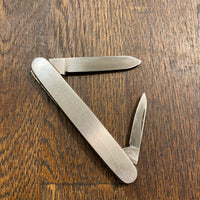 Robeson Shuredge “Delhi” 3” Pen Stainless Blade Nickel Scales 1922-77