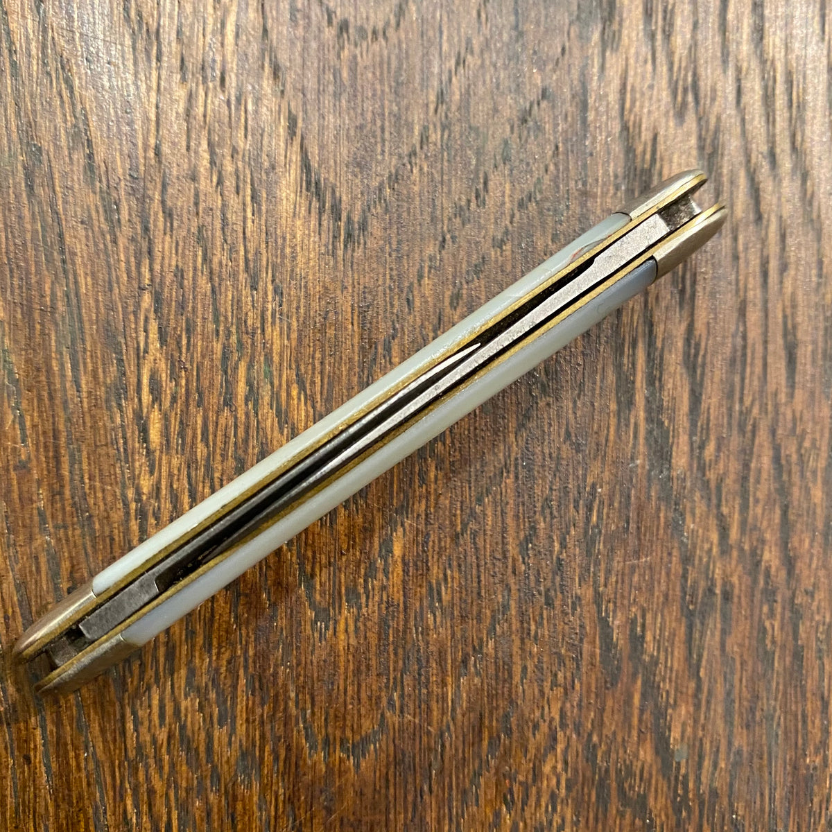 Ulster Knife Co. 2 7/8" Pen Knife Carbon Steel & Mother of Pearl 1876-1941