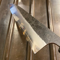 Konosuke Madei Sumiiro 240mm Gyuto SLD Kurouchi Nashiji - by Nihei W/ Saya