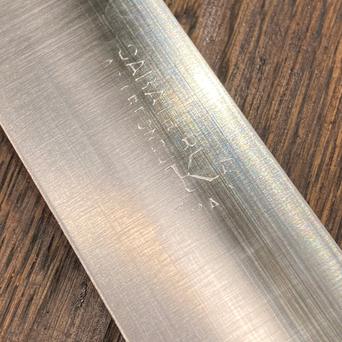 K Sabatier New Old Stock 7.5" Ham Knife Hand Forged Carbon Steel Palisander