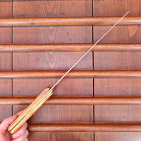 A J Jordan 10" Butcher Scimitar Double Shear Steel Boxwood is 1871-1927