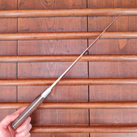 K Sabatier Jeune 12" Chef Knife Carbon Steel 1960's from Thiers
