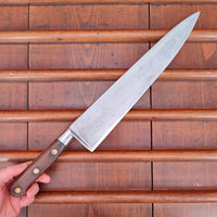 K Sabatier Jeune 12" Chef Knife Carbon Steel 1960's from Thiers