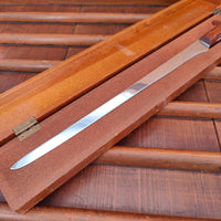 KA-BAR 11.75" Semi Flex Epicure Slicer Chrome Plated Carbon Steel with Box 1940's-50's