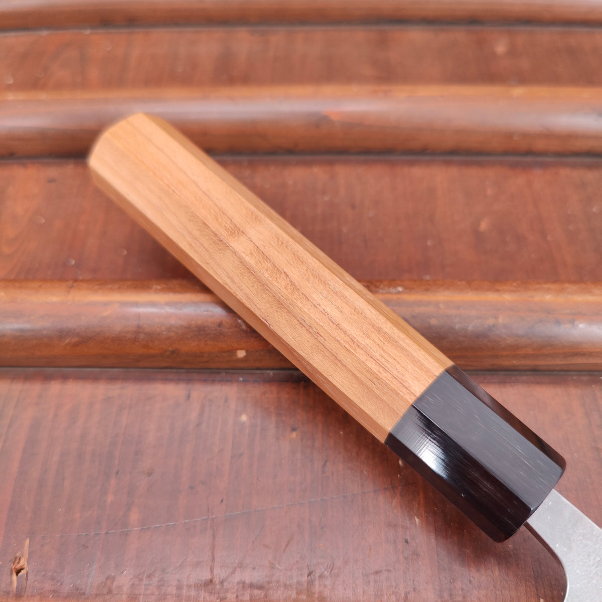 Yoshikane Hamono 80mm Paring Shirogami 2 Nashiji Teak Handle