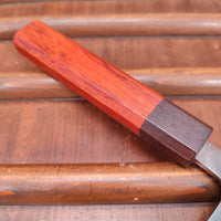 Hitohira TD 240mm Gyuto Stainless Clad Aogami 2 Kurouchi Padauk Handle